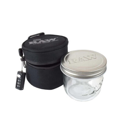 raw smell proof cozy and jar