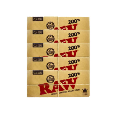 Pack 1000 - RAW 200 King Size Slim x5