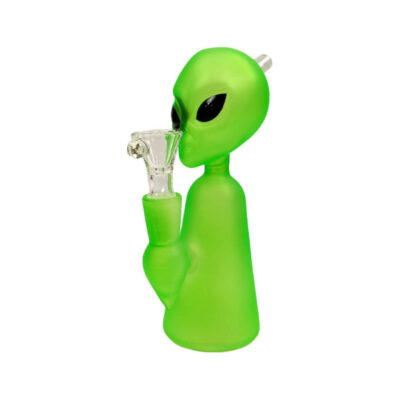 Bongo de Vidro Alien Verde
