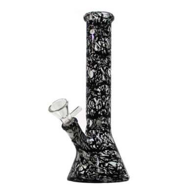 Bongo de Vidro Dark Skulls