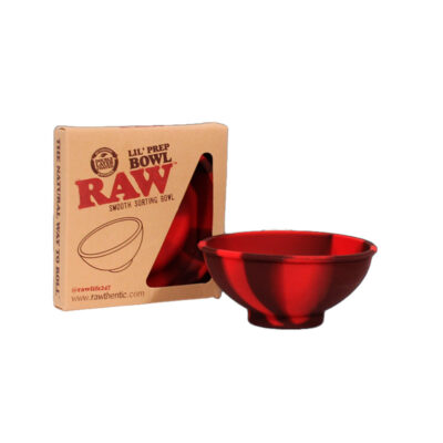 sopeira de silicone vermelha raw, RAW Lil' Prep Bowl